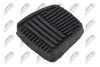 НАКЛАДКА НА ПЕДАЛЬ | NISSAN PRIMERA P10/P11/P12 90-07, X-TRAIL T30 00-06, TERRANO 95-03, TOYOTA AVENSIS 97-03, RAV-4 93-00 NTY O0183GX90 (фото 1)