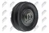 ШКІВ ВАЛУ | BMW ENG.1.8D 3 E46 00-03, 2.0D 3 E46 98-01, 5 E39 00-03, LAND ROVER FREELANDER 2.0D 00-06, ROVER 75 2.0D 99-05 NTY RKPBM007 (фото 1)