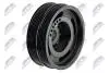 ШКІВ ВАЛУ | FORD 1.4,1.6TI FOCUS II/III 04-, C-MAX 03-, MONDEO 07-, FIESTA/FUSION 01- NTY RKPFR000 (фото 1)