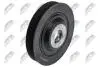 ШКІВ ВАЛУ | FORD/CITROEN/PEUGEOT/VOLVO/LANCIA ENG 2.0D 100KW/136KM FOCUS II 04-, C5 04-, 307 04- NTY RKPFR022 (фото 2)