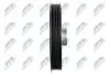 ШКІВ ВАЛУ | KIA/HYUNDAI ENG. 1.4/1.5/1.6/1.7CRDI CEED 06-, SOUL 09-, VENGA 10-, I30 06-, I20 08-, GETZ 05-, IX35 10-,SPORTAGE 10-, CARENS 10- NTY RKPKA306 (фото 3)