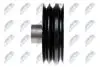 Шкив коленвала двигателя mazda bt50 2.5d 06 ford ranger 2.5d 06,wl8411401 NTY RKPMZ012 (фото 3)