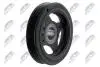 ШКІВ ВАЛУ | NISSAN JUKE 1.6 10-, QASHQAI 2.0 06-, X-TRAIL 2.0 07-, RENAULT ENG. 2.0 CLIO 05-, FLUENCE 06-, SCENIC/GRAND SCENIC 09-, LAGUNA III 07-, MEGANE III 09- NTY RKPNS025 (фото 2)