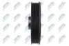 ШКІВ ВАЛУ | NISSAN JUKE 1.6 10-, QASHQAI 2.0 06-, X-TRAIL 2.0 07-, RENAULT ENG. 2.0 CLIO 05-, FLUENCE 06-, SCENIC/GRAND SCENIC 09-, LAGUNA III 07-, MEGANE III 09- NTY RKPNS025 (фото 3)