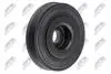 ШКІВ ВАЛУ | PEUGEOT/CITROEN/FIAT ENG.1.9D/2.0HDI BERLINGO/JUMPY 98-, C5 01-, DUCATO 01-, 206/306/406 99-, 307 00- NTY RKPPE000 (фото 1)