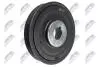 ШКІВ ВАЛУ | PEUGEOT/CITROEN/FIAT ENG.1.9D/2.0HDI BERLINGO/JUMPY 98-, C5 01-, DUCATO 01-, 206/306/406 99-, 307 00- NTY RKPPE000 (фото 2)