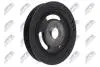 ШКІВ ВАЛУ | PEUGEOT/CITROEN ENG.1.4HDI/1.6HDI BERLINGO 05-, C3 02-, C4/C5 04-, 206 01-, 207 06-, 307/407 04-, 308 07- NTY RKPPE008 (фото 2)