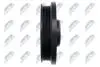 ШКІВ ВАЛУ | OPEL ASTRA G 1.6 00-, ASTRA H 1.6,1.6T,1.8 05-, VECTRA C 1.6/1.8 03-, SIGNUM 1.8 03-,ZAFIRA 1.6/1.8 05-, CORSA D 1.6 07-, MERIVA 1.6 06-, FIAT CROMA 1.8 05-, STILO 1.6 05-, ALFA ROMEO 159 1.8 07- NTY RKPPL020 (фото 3)