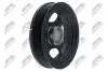 ШКІВ ВАЛУ | TOYOTA ENG.1ADFTV 2.0D-4D AVENSIS T25/27 06-08-, AURIS E15 06-, RAV-4 05-12-, COROLLA E15 2.0D4D 06-07, COROLLA VERSO 04- NTY RKPTY037 (фото 1)