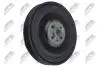 ШКІВ ВАЛУ | VW TRANSPORTER IV 2.4D, 2.5D 90-03, LT 2.5D 96-06, CRAFTER 2.5TDI 06-, AUDI A6 2.5TDI -97, VOLVO S80 2.5TD 99-, S70 2.5TD 97- NTY RKPVW002 (фото 2)