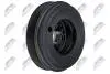 ШКІВ ВАЛУ | VW/SKODA/AUDI/SEAT ENG.1.9TDI GOLF IV 50/66/81 97-, OCTAVIA 50/66/81KW 96-, A3 66/81 KW 97- NTY RKPVW012 (фото 2)