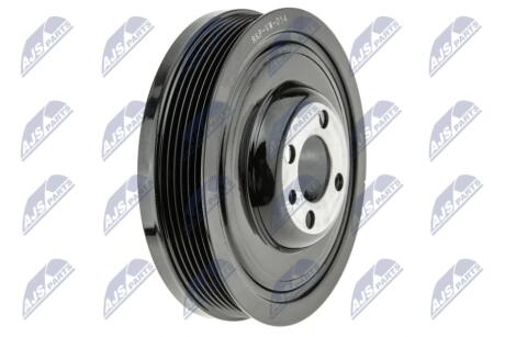 ШКІВ ВАЛУ | VW/AUDI/SKODA/SEAT ENG.1.6TDI, 2.0TDI GOLF VI 09-, PASSAT 10-, T5 09-, A3 05-, A4 07-, FABIA 09, OCTAVIA 09- NTY RKPVW014