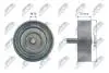 РОЛИК РУЧЕЙКОВОГО РЕМЕНЯ | HYUNDAI GRAND SANTA F, IX35, SANTA F II, SANTA F III, KIA CARNIVAL III, SORENTO II, SPORTAGE 2.0D/2.2D 03.06- NTY RNKHY010 (фото 1)