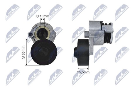 НАТЯЖНИК РЕМЕНЯ ПОТІЧНОВОГО | NISSAN MICRA K12 1.5DCI, NOTE E11 1.5DCI 2005.09-, DACIA LOGAN 1.5 DCI, DACIA LOGAN 1.6 16V 2005.09- NTY RNKNS006