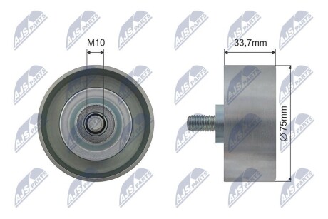 РОЛИК НАТЯЖНИКА | INFINITI FX35/FX37/FX50 08-14, G35/37 06-13, NISSAN 350Z 02-08, 370Z NTY RRKNS008