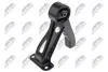 ПОДУШКА ДВИГУНА | MITSUBISHI OUTLANDER CW 06-12, LANCER CY 07-, PEUGEOT 4007 07-, 4008 12-, CITROEN C-CROSSER 07-, AIRCROSS 12- / ЗАД MTM/ NTY ZPSMS070 (фото 1)