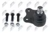 ШАРОВА ОПОРА ПІДВІСКИ | MAZDA 2 DY 03-07, DEMIO 02-07, FORD FIESTA V, FUSION 01- /ПЕРЕД НИЗ/ NTY ZSDMZ020 (фото 1)