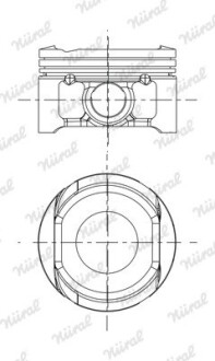Поршень NURAL 87-437700-00