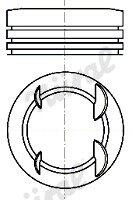 Поршень (72,2мм) RENAULT - H4B 400,H4B 401,H4B 408,H4B 453 NURAL 8745040010