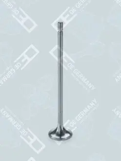 Клапан выпускной MAN 46x9x153.7 с 1-й проточкой под сухарь, for 4-valve cylinder head OE Germany 020520280101