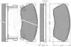 Тормозные колодки, дисковый тормоз.) Optimal 9725 (фото 3)