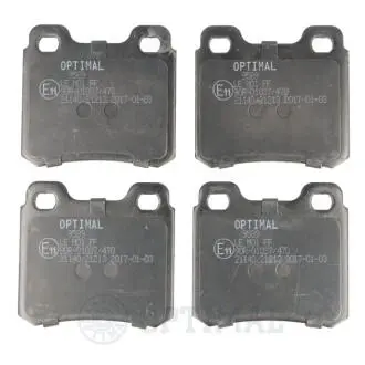 Колодки гальмівні (задні) Opel Astra F 91-01/Kadett E 86-91/Vectra A 88-95 Optimal BP09589