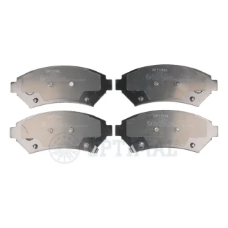 Тормозные колодки дисковые Optimal BP-10190