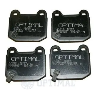 Колодки гальмівні (передні) Mitsubishi Lancer 95-13/Subaru Forester 12-/Impreza/Infiniti G III 99- Optimal BP12265