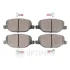 Тормозные колодки дисковые Optimal BP-12320 (фото 2)