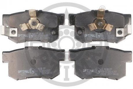 Тормозные колодки (задние) Honda CR-V 2.0/2.4 CTDi 01- Optimal BP12353 (фото 1)