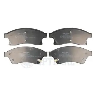 Колодки гальмівні (передні) Chevrolet Aveo I/II 11-/Cruze/Opel Astra H/J 09-/Nissan Rogue 10-13 Optimal BP12399