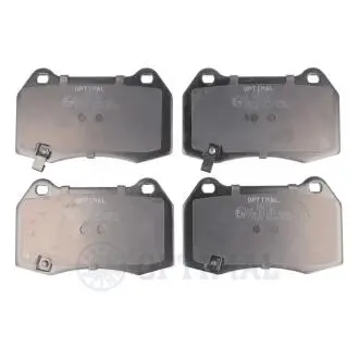 Колодки гальмівні (передні/задні) Honda Civic 05-11/Dodge Challenger III 07-/Infiniti G III 02- Optimal BP12519