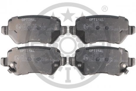 Тормозные колодки (задние) Opel Combo/Astra/Corsa/Meriva/Zafira 98-/Hyundai ix20/Kia Venga/Ceed 10- Optimal BP12642 (фото 1)