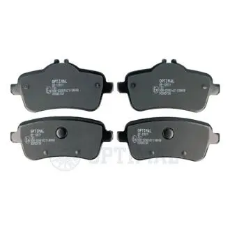 Колодки гальмівні (задні) MB M-class (W166) /GL-class (X166) 11- /GLE (W166) AMG 15- (TRW) Q+ Optimal BP12871