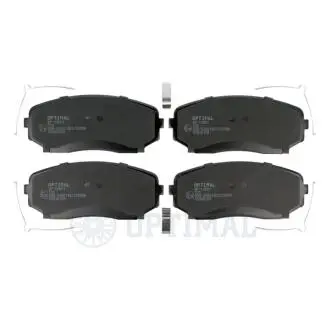 Колодки гальмівні (передні) Mitsubishi Eclipse/Outlander 12- (Advics) Optimal BP13001
