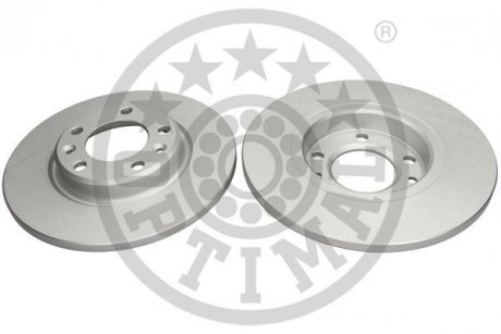 Диск тормозной (задний) Citroen C4/Peugeot 3008/308/508 13-(268x12) (с покрытием) (полный)) Optimal BS9392C (фото 1)