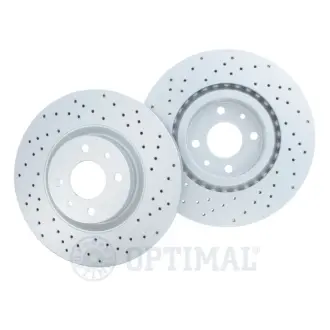 Диск гальмівний (передній) Fiat Doblo 01- (284x22) (R15) Optimal BS9646C