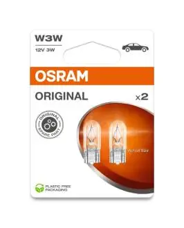 ЛАМПА W3W 12V 3W W2.1x9.5d BLI STANDARD OSRAM 28212BL