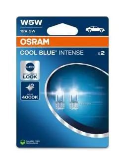 Автолампа 5W 12V W2.1X9.5D (к/т 2 шт) OSRAM 2825CBN-2BL