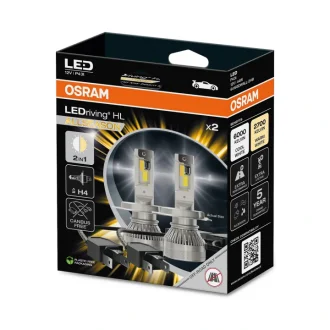 Лампа H4 12V 45W P43t LEDriving® HL ALLSEASON OSRAM 64193DWALL-2HB