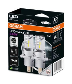 К-кт автоламп LEDriving (H4/H19 19W 12V 6500К P43T) OSRAM 64193DWESY-2HB (фото 1)