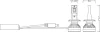 Лампа H7 12V 45W PX26d LEDriving® HL ALLSEASON OSRAM 64210DWALL-2HB (фото 3)
