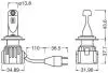 Комплект ламп LED H7/H18 12V 21W LEDriving HL Intense 6000K/2000lm OSRAM 64210DWINT-2HFB (фото 3)