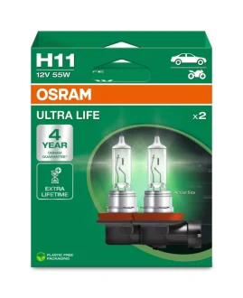 Автолампа галогенова 55W OSRAM 64211ULT2HB
