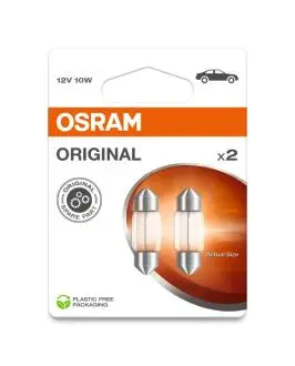 Автолампа 10W OSRAM 6438-2BL