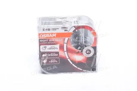 ЛАМПА D1S 85V 35W PK32d-2 DUO XENARC NIGHT BREAKER LASER - заміна на 66140XN2-2HB OSRAM 66140XNN-HCB