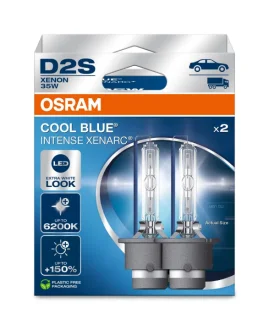 Лампа (Набір 2шт) D2S 85В 35Вт P32D-2 Cool Blue Intense NextGen 6200K OSRAM 66240CBN2HB