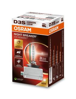Лампа ксенонова D3S NIGHT BREAKER LASER (NEXT GEN) 35Вт, PK32d-5 (+220) OSRAM 66340XN2