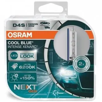 Лампочка D4S Cool Blue Intense NextGen (набір, 2 шт, 42В, 35Вт, тип гнізда: P32D-5) OSRAM 66440CBN-HCB