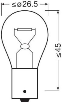 Автолампа допоміжного світла OSRAM 7507-2BL (фото 1)